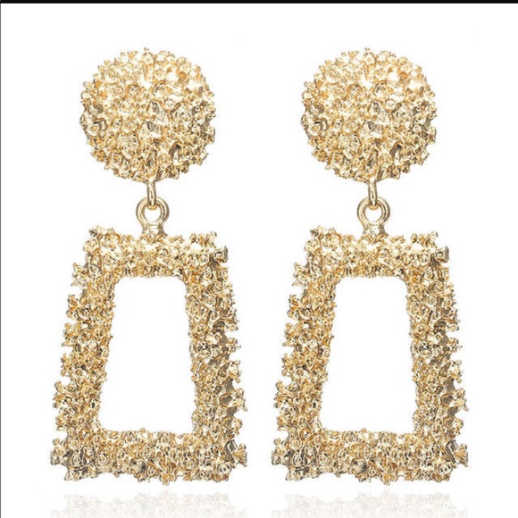 ✨Zara inspired geometric dangle drop earrings✨ - Picture 3 of 7